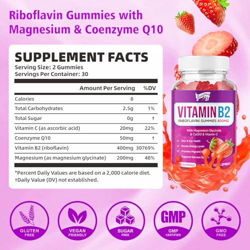 suplemento de riboflavina sabor delicioso
