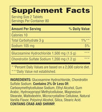 suplemento de salud articular con glucosamina