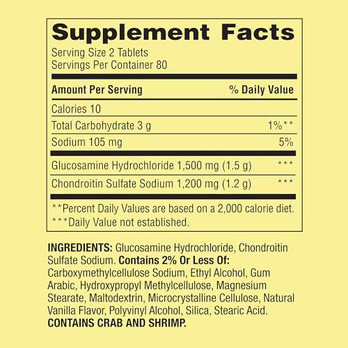suplemento de salud articular con glucosamina