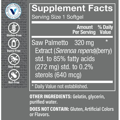 Suplemento de Saw Palmetto 320mg