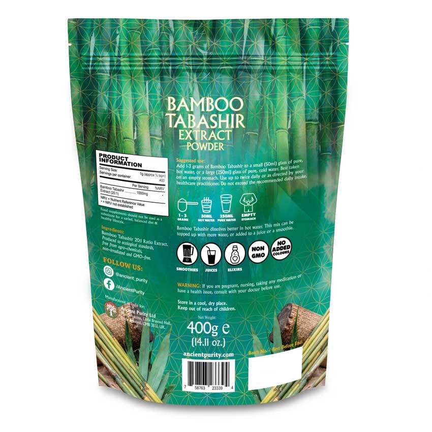 suplemento de silicio natural 400g