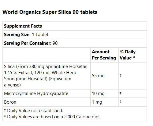 suplemento de silicio natural