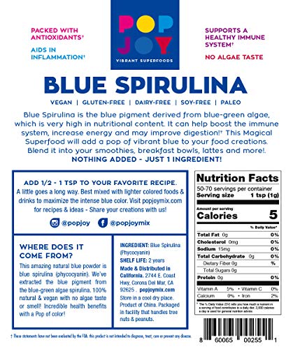 Suplemento de spirulina para energía