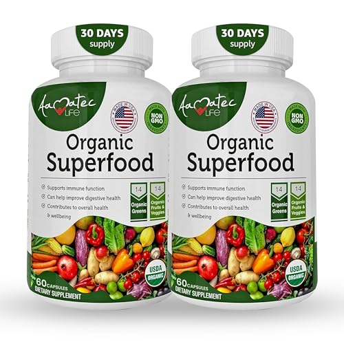 suplemento de superalimentos orgánicos