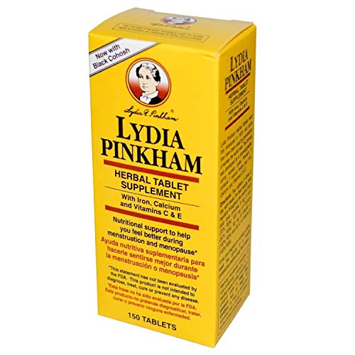 suplemento de tabletas herbales Lydia Pinkham