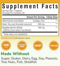 Suplemento de té verde con EGCG