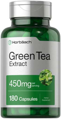 Suplemento de té verde Horbäach 450mg