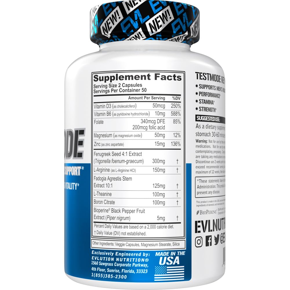suplemento de testosterona Evlution