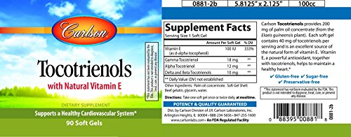 suplemento de tocotrienoles para salud