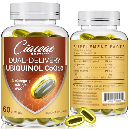 Suplemento de Ubiquinol CoQ10 600 MG