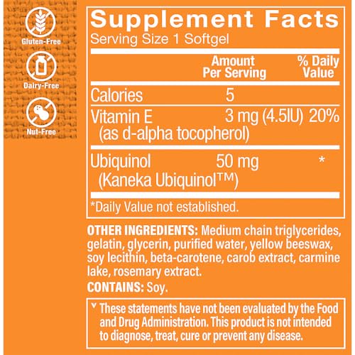 Suplemento de Ubiquinol para energía celular
