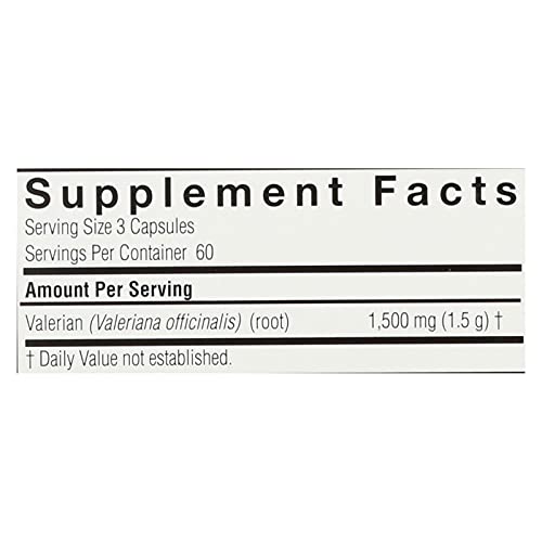 Suplemento de valeriana para dormir