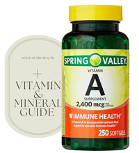 suplemento de vitamina A blando
