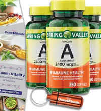 Suplemento de Vitamina A Spring Valley