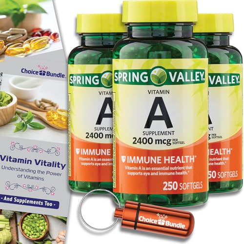 Suplemento de Vitamina A Spring Valley