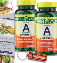 Suplemento de vitamina A Spring Valley