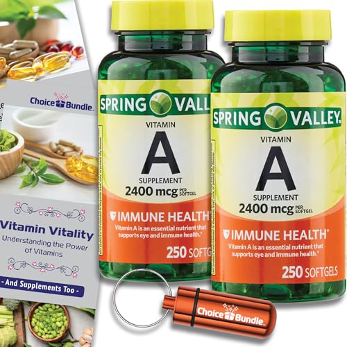 Suplemento de vitamina A Spring Valley