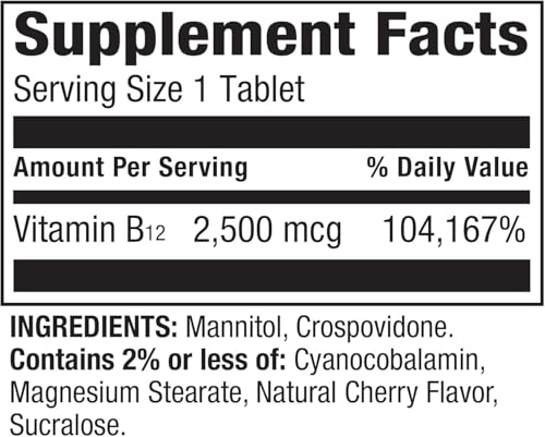 suplemento de vitamina B12 para energía