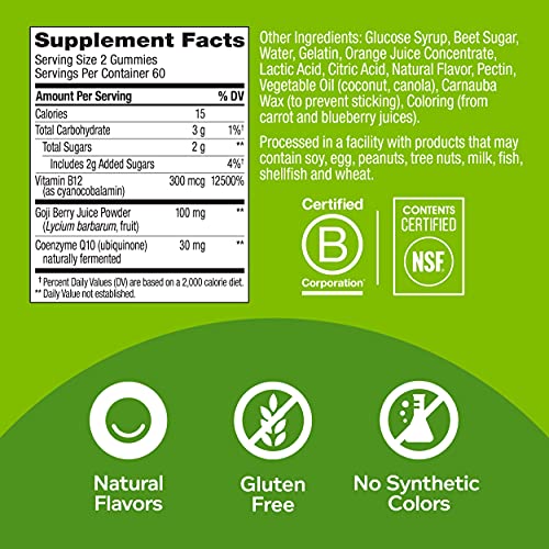 suplemento de vitamina B12 sabor tropical