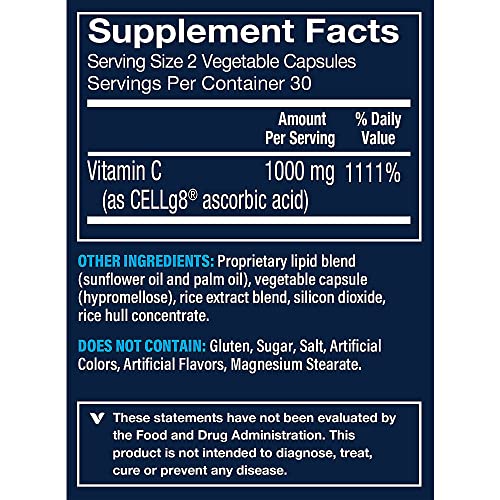 Suplemento de vitamina C alta absorción