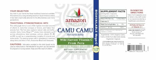 Suplemento de vitamina C natural Camu-Camu
