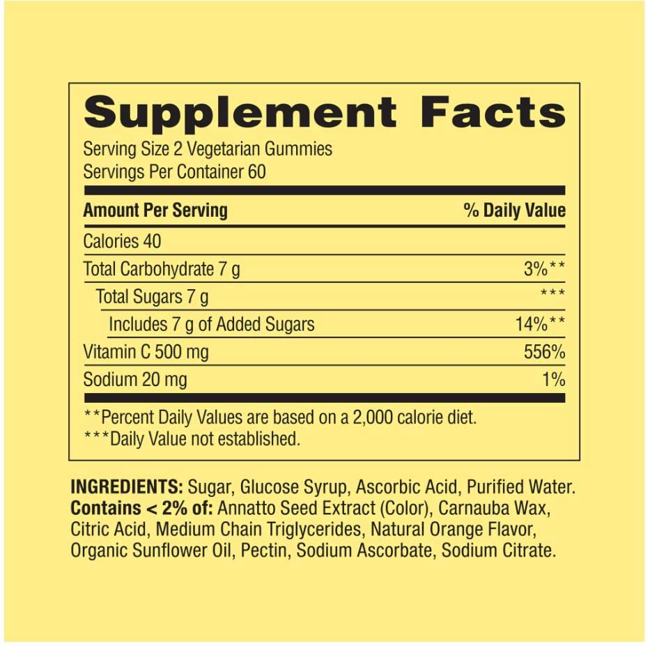 suplemento de vitamina C para adultos