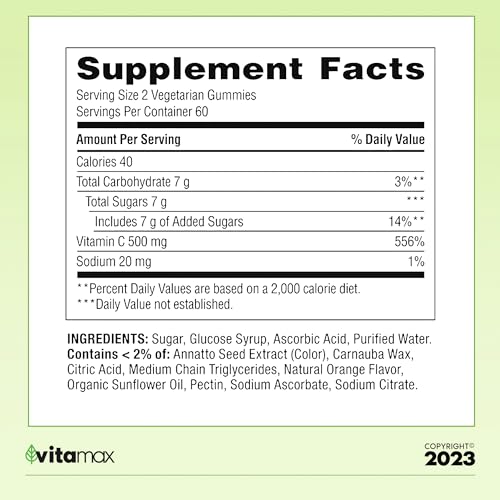 suplemento de vitamina C para el sistema inmunológico