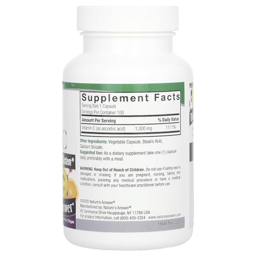 Suplemento de vitamina C sin gluten