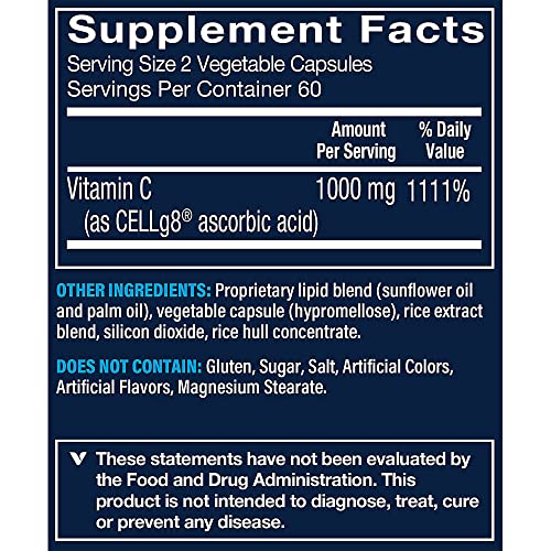 Suplemento de vitamina C vegetariano