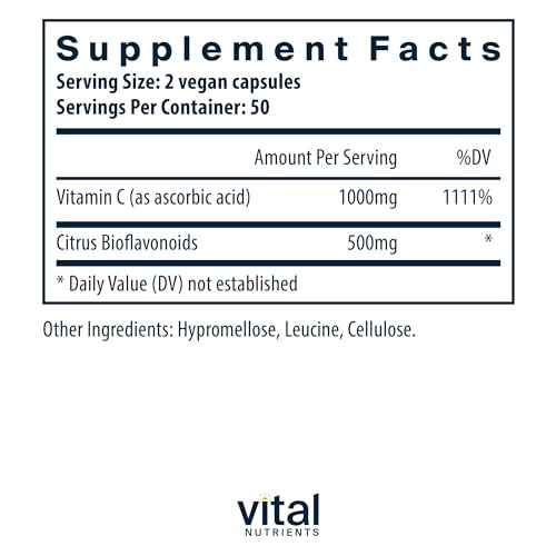 Suplemento de Vitamina C Vital Nutrients