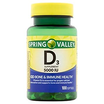 Suplemento de vitamina D-3 alta potencia