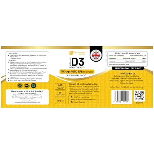 Suplemento de vitamina D3 para huesos fuertes