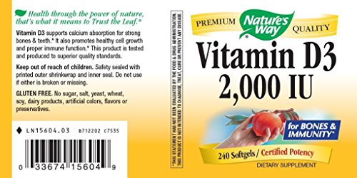 Suplemento de vitamina D3 para huesos fuertes