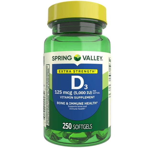Suplemento de vitamina D3 para huesos fuertes