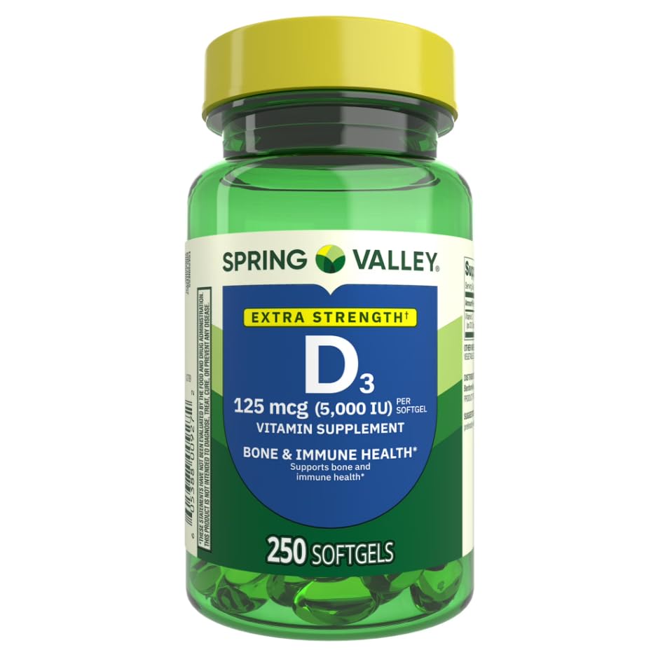 Suplemento de vitamina D3 para huesos fuertes