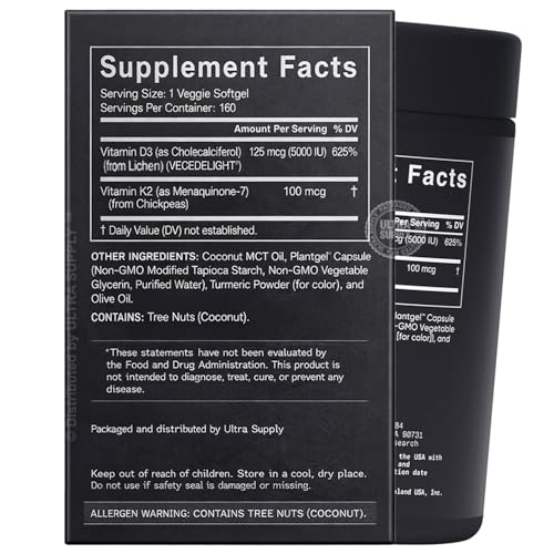suplemento de vitaminas D3 K2 natural