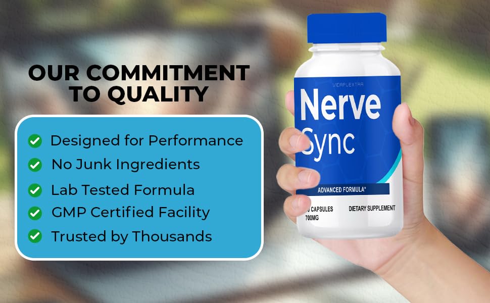 Suplemento de vitaminas NerveSync para energía