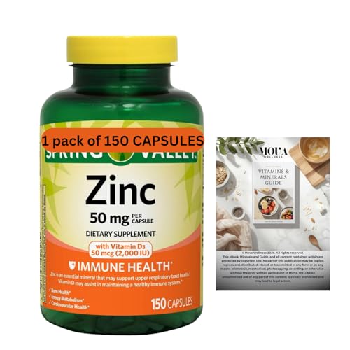 suplemento de zinc 50 mg