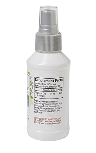 suplemento de zinc en spray para uso diario