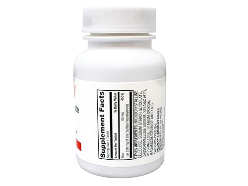 suplemento de zinc heptahidratado para la salud de la piel