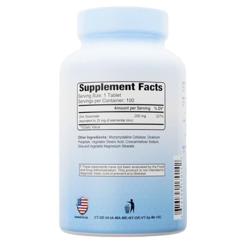 Suplemento de zinc para piel radiante
