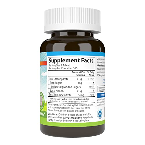suplemento de zinc para salud infantil