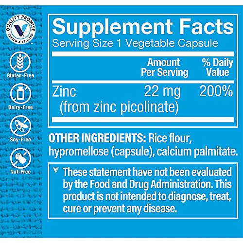 Suplemento de zinc para salud óptima