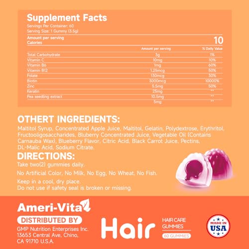 suplemento diario de biotina con vitaminas