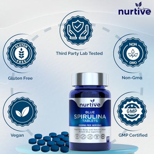 suplemento diario de espirulina NURTIVE