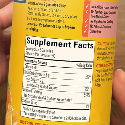 suplemento diario de vitamina C