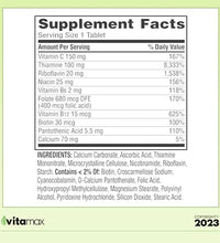 suplemento dietético de vitamina B para bienestar