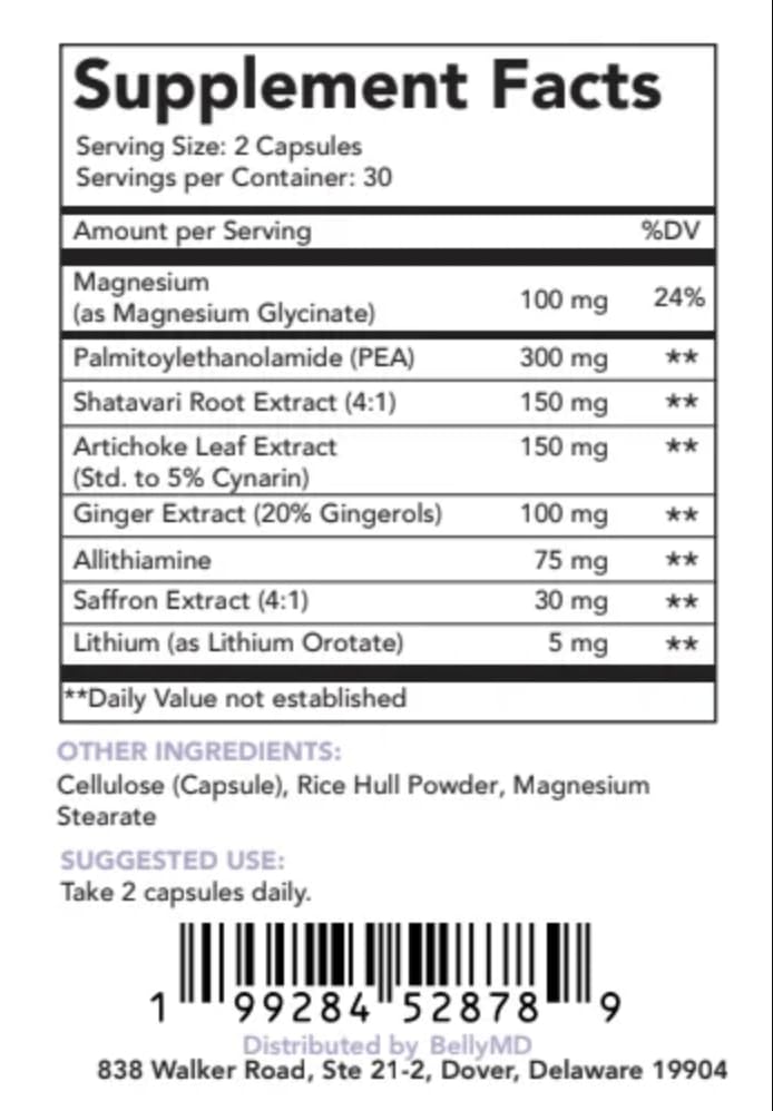 suplemento digestivo natural de BellyMD