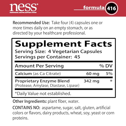 Suplemento enzimático Ness para salud inmunológica