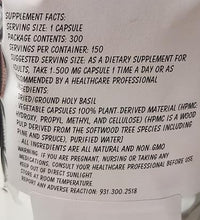 suplemento herbal albahaca sagrada 300 piezas